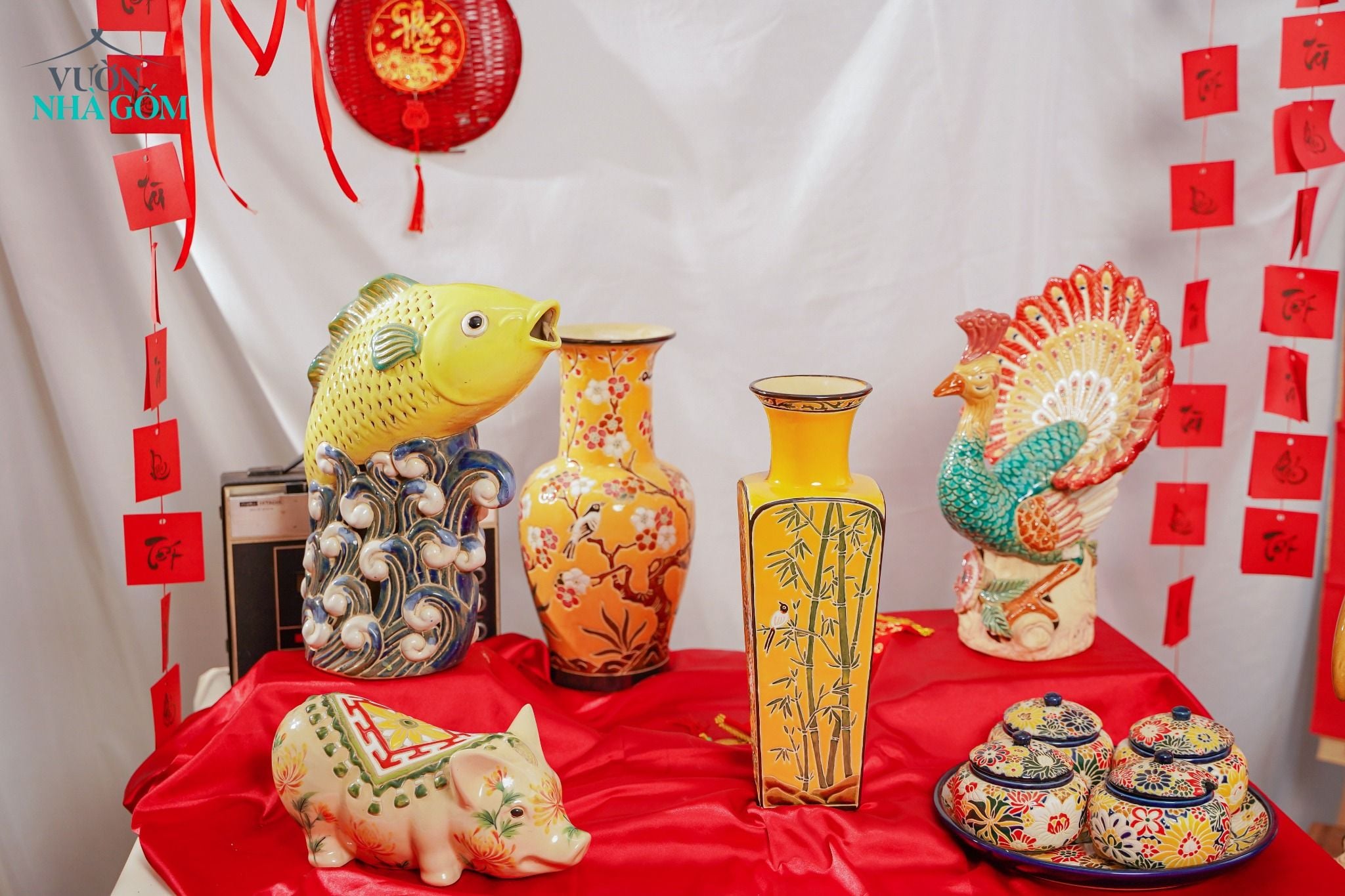  Tết Bính Ngọ | Bản Collab Sắc Màu Gốm Thủ Biên Tết Bính Ngọ Phiên Bản Tượng Linh Vật Mỹ Nghệ 