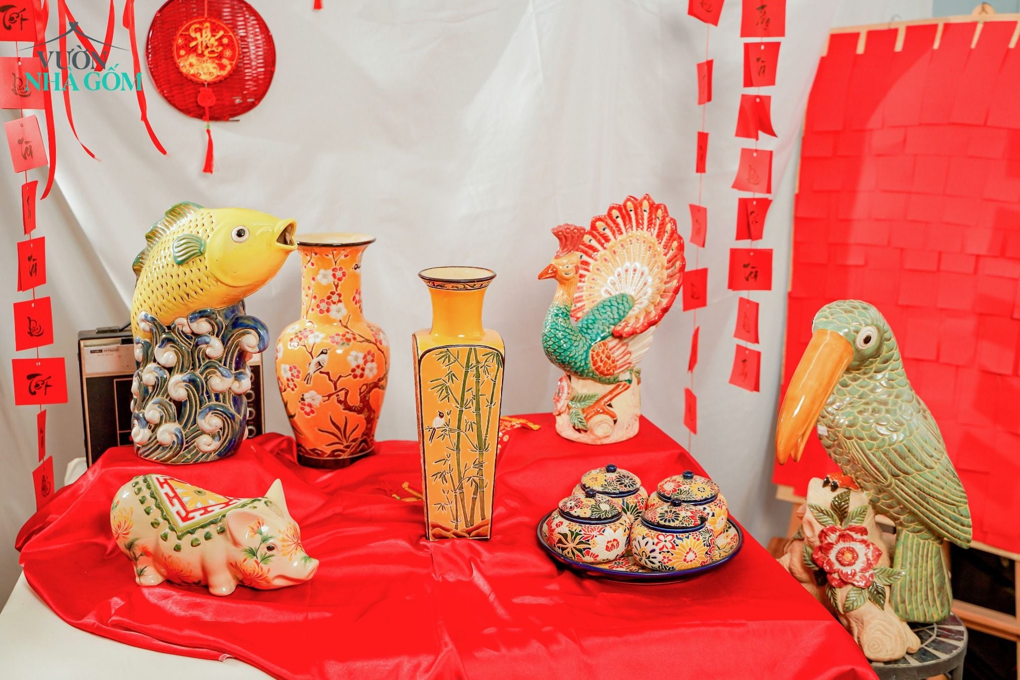  Tết Bính Ngọ | Bản Collab Sắc Màu Gốm Thủ Biên Tết Bính Ngọ Phiên Bản Tượng Linh Vật Mỹ Nghệ 