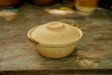  Nồi cơm đất nung có nắp, tráng men lòng có tai, gốm Lái Thiêu Nam bộ, 3 size- SP002069 