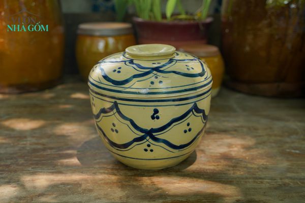  Thố đại 25x25, chất liệu gốm, an toàn để đựng thực phẩm- 0710d1i032 