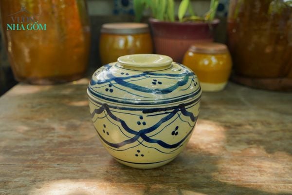  Thố sáu 22x22, chất liệu gốm, an toàn để đựng thực phẩm- 0710s1u032 