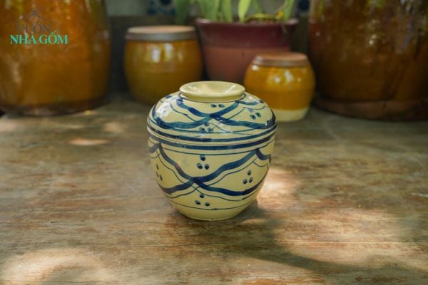  Thố năm (18x18), chất liệu gốm, an toàn để đựng thực phẩm- 0710n1m032 