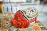  Heo gốm dáng Đông Hồ nhiều màu, gốm thủ công mỹ nghệ Nam Bộ, D27cm- 0101dh3011 