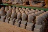  Tượng Cô Gái Ba Miền, Gốm Thủ Biên, tượng gốm trang trí, làm quà tặng giao lưu văn hóa, C10 cm-SP003070 
