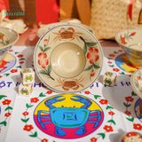  Tết Bính Ngọ | Nghệ Nhân Trần Yến Và Bộ Sưu Tập Chén Chiết Yêu, Dĩa Hảo Cùng Dấu Ấn 40 Năm Trên Nét Vẽ. 