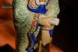  Tượng Quan Âm Giỏ Dâu men xanh đồng, H65cm- 0106gc2031 