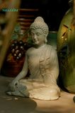  Tượng Phật Thích Ca, xưởng gốm Thủ Biên tạo hình và sáng tác, C19 x R15 cm 