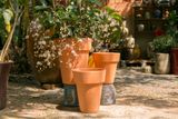 Chậu ly đất nung, gốm đất nung Nam Bộ, H25-H30-H40cm- SP000606 