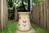  Đôn bướm để ngồi, kê chậu, gốm Nam Bộ trang trí, R33x C44 cm- SP000433 