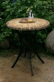  Mosaic cổ điển, bàn ghép gốm cổ điển họa tiết sáng, D60cm- SP000610 