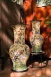  Bình gốm mỹ nghệ Nam Bộ, khắc thủ công hoạ tiết Bách Điệp, size nhỏ C60 cm -  0104d4p077 