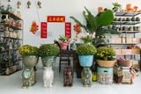  Đôn voi truyền thống, gốm Nam Bộ, gợi nhớ ký ức, xanh men chảy, C43 x R50cm- 0405v3l061 