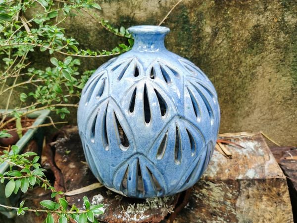  Bình lọng bầu cổ nhọn, H22 cm- 0121l3g630 