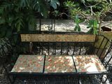  Mosaic cổ điển, ghế gốm sofa 3 chổ 135 x 45 x 35cm- 08230gl3121 