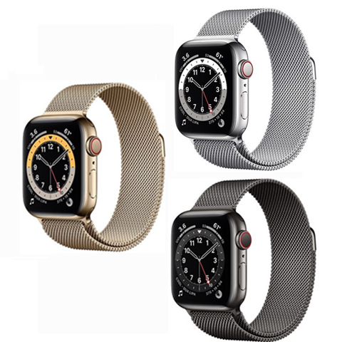 Apple Watch Series 6 GPS Cellular - Stainless Case with Milanese Loop (Viền và dây thép)