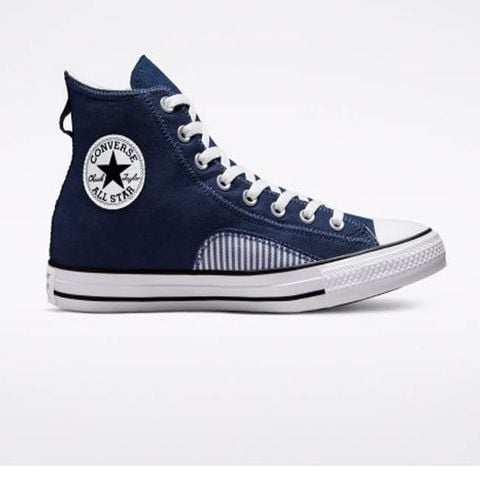 CHUCK TAYLOR ALL STAR HICKORY STRIPE HI BLUE - A00480C