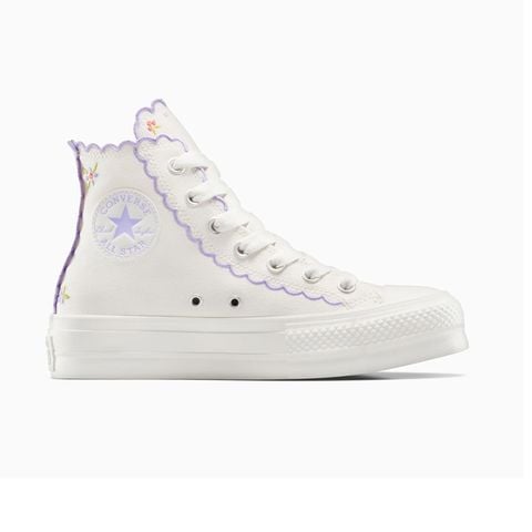 Giày Converse Chuck Taylor All Star Lift Platform Embroidered Flowers - A13528C