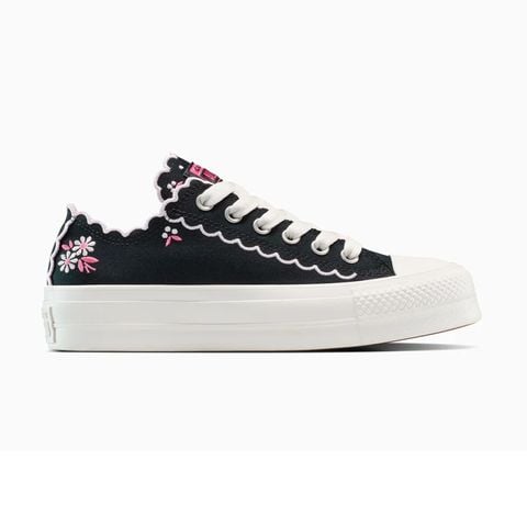 Giày Converse Chuck Taylor All Star Lift Platform Embroidered Flowers - A13529C