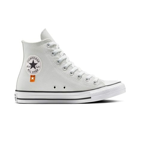 Giày Converse Chuck Taylor All Star Logo Tag Barely Grey/White - A15023C