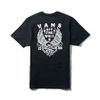 VANS T - Shirt Cotton Skateboarding Tops , SKU : VN0A3DBNBLK