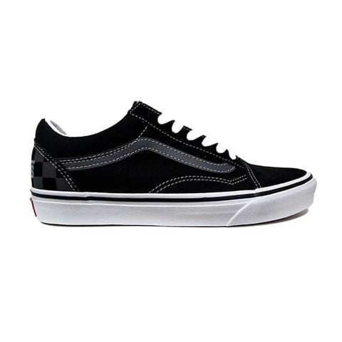 Giày Vans Old Skool Logo Check Black - VN0005UFCJI
