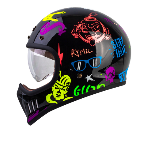 Bulldog dogo đen bóng sticker 13#A