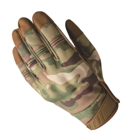 Găng tay raw dài camo