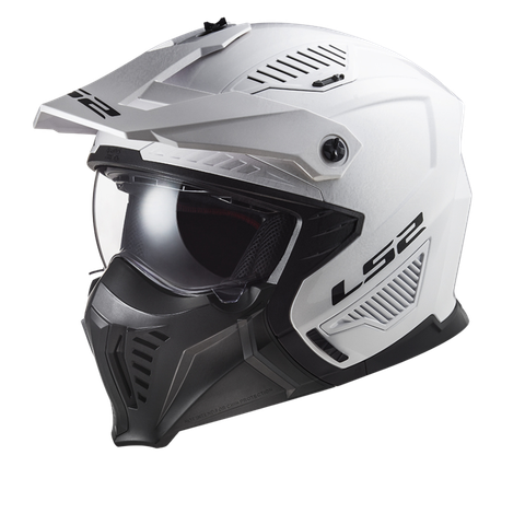 LS2 OF606 Solid Gloss White
