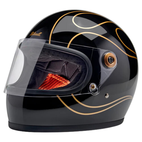 Gringo s ece Gloss Black Flames