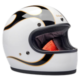 Gringo ece Gloss White / Black Flames