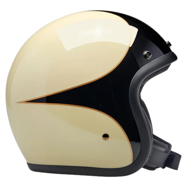 Biltwell Bonanza Scallop Gloss Vintage White