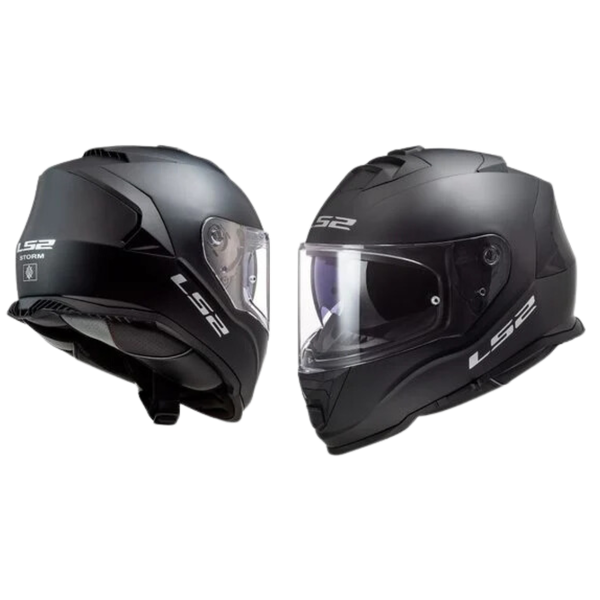 LS2 FF800 Storm I Faster Matt Red Titanium