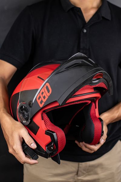EGO E-9 Matt Red Black