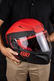 EGO E-9 Matt Red Black