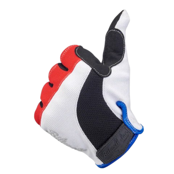 Găng tay biltwell moto red/white/blue