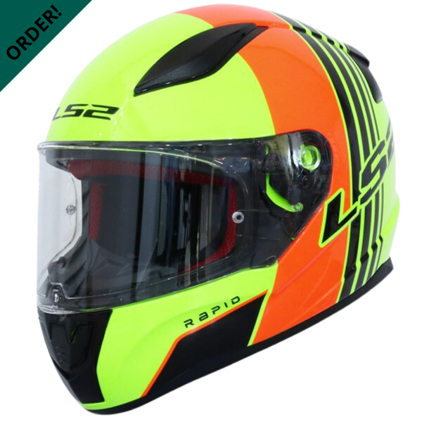 LS2 FF353 Rapid Multiply Orange Yellow