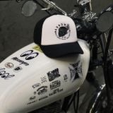 Nón trucker Raw trắng