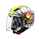 LS2 OF602 FUNNY FOR KID Crunch White H-V Yellow