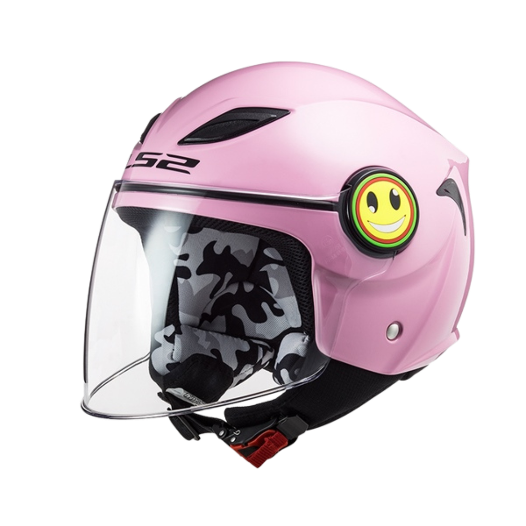LS2 OF602 FUNNY FOR KID Gloss Pink
