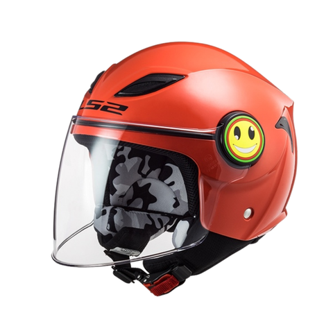 LS2 OF602 FUNNY FOR KID Gloss Red