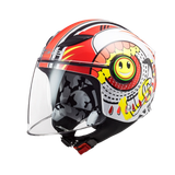 LS2 OF602 FUNNY FOR KID Sluch Red White