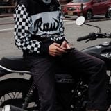 ÁO RAW MOTOCROSS ĐEN CHECKER