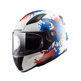 LS2 FF353 Rapid For Kid Monster White Blue