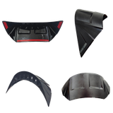 LS2 FF353 Rapid EVO Hyper Speed Black H-V Orange