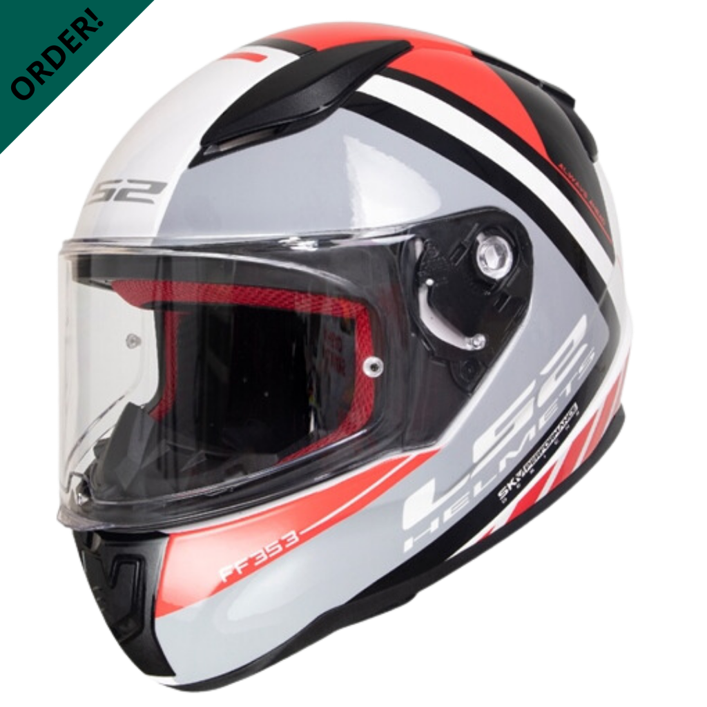 LS2 FF353 Rapid Blink White Red
