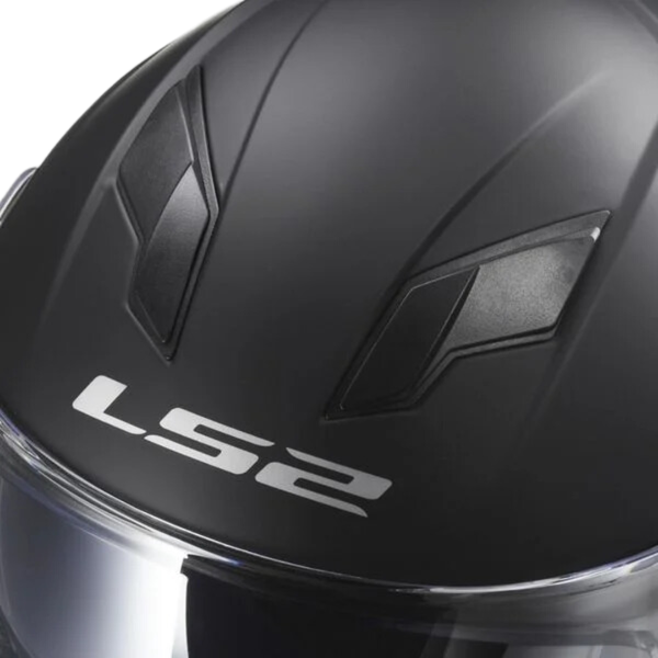 LS2 FF320 Hype Black White Titanium