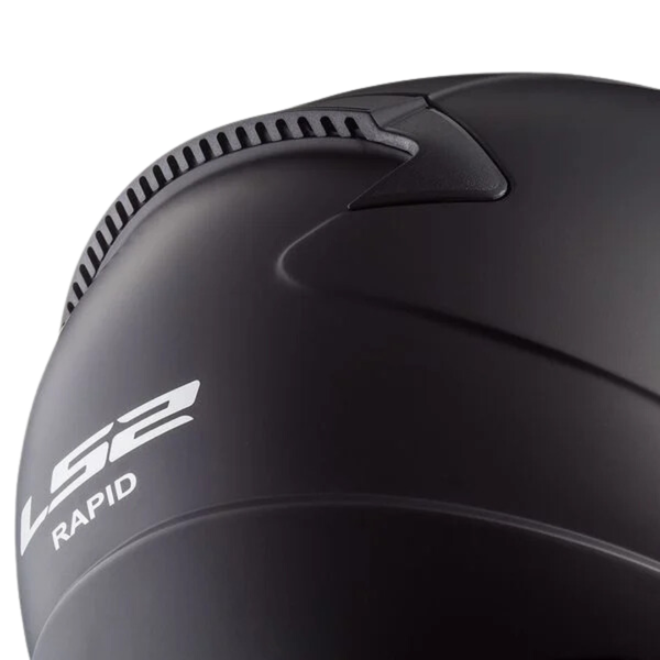 LS2 FF353 Rapid II Solid Gloss Black