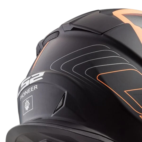 LS2 MX436 Pioneer Solid Matt Black