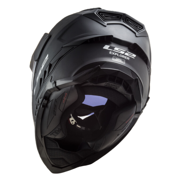 LS2 MX701 Explorer HPFC ECE22.05 Alter Black Fluo Orange