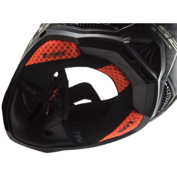 LS2 MX703 X-Force Carbon Victory Titanium Orange